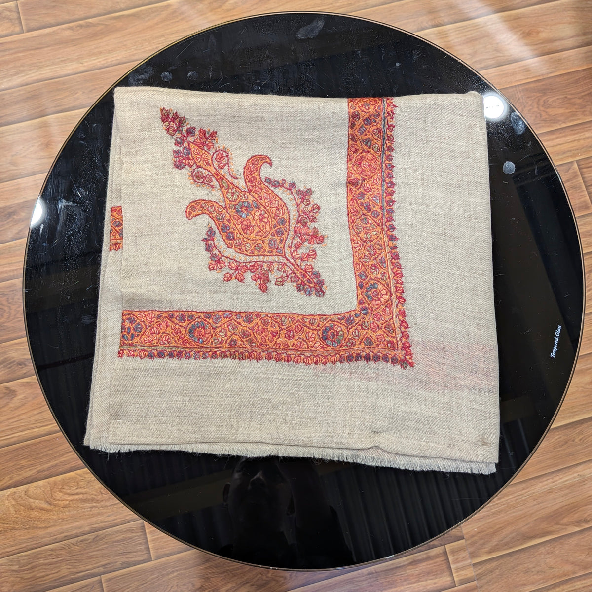 Luxury Kashmir Ghutra shawl-Hand Embroidered Men’s Headwear