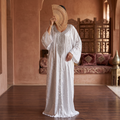 Free Size Elegant Silky Jacquard Kaftan Collection 6