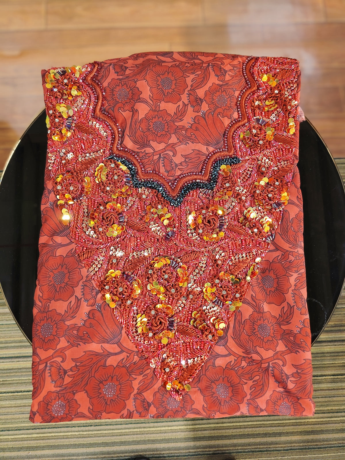 Mukhawar Luxe Printed Fabric | Premium Quality Fabric