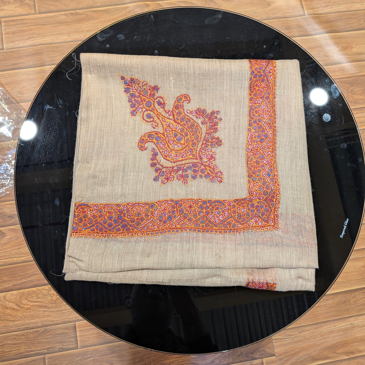 Luxury Kashmir Ghutra shawl-Hand Embroidered Men’s Headwear