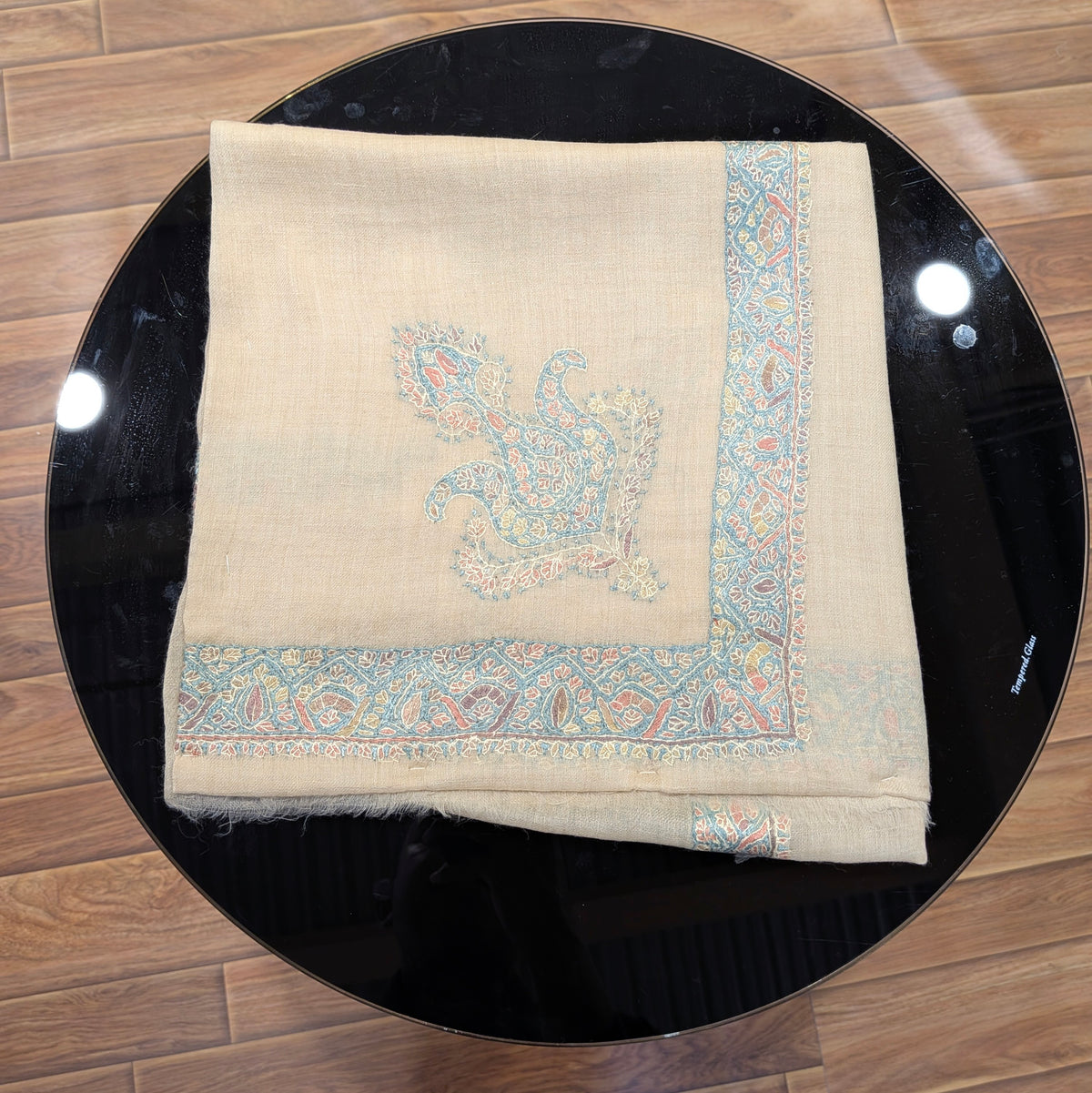 Luxury Kashmir Ghutra shawl-Hand Embroidered Men’s Headwear