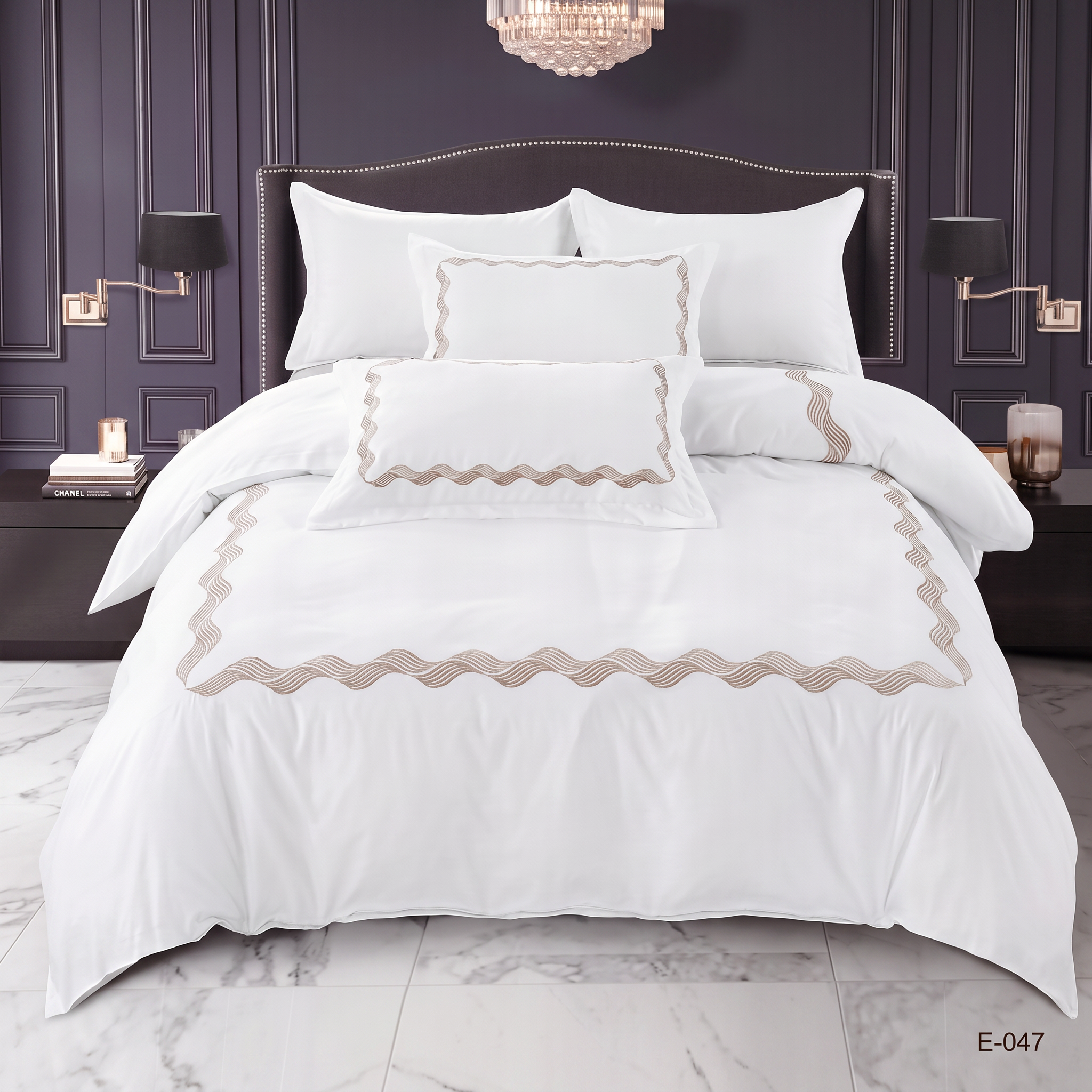 Premium Embroidered Duvet Set 6 Pcs