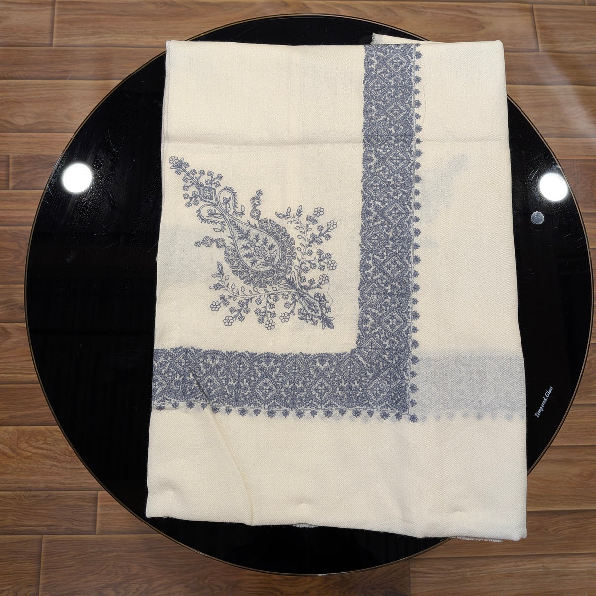 Luxury Kashmir Ghutra shawl-Hand Embroidered Men’s Headwear