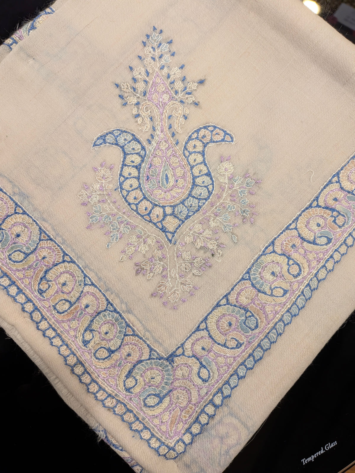 Luxury Kashmir Ghutra shawl-Hand Embroidered Men’s Headwear