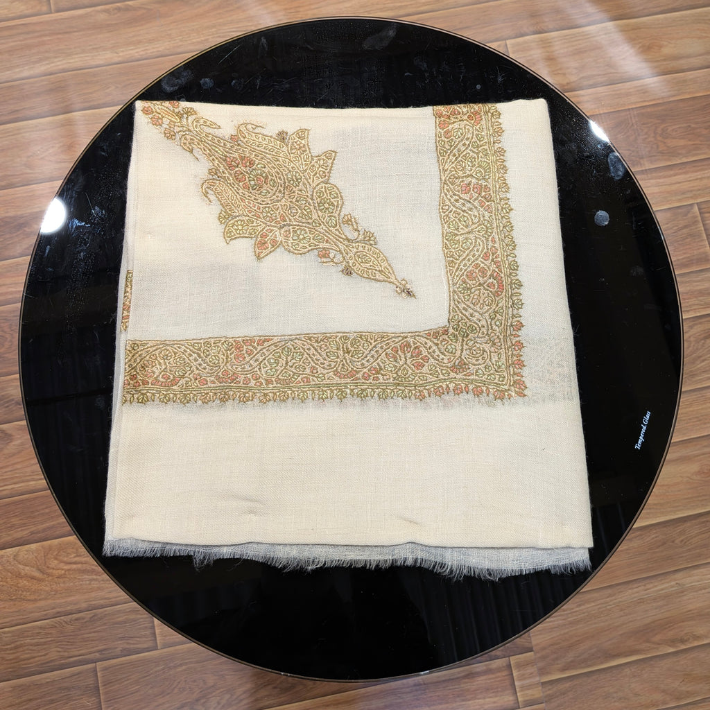 Luxury Kashmir Ghutra shawl-Hand Embroidered Men’s Headwear