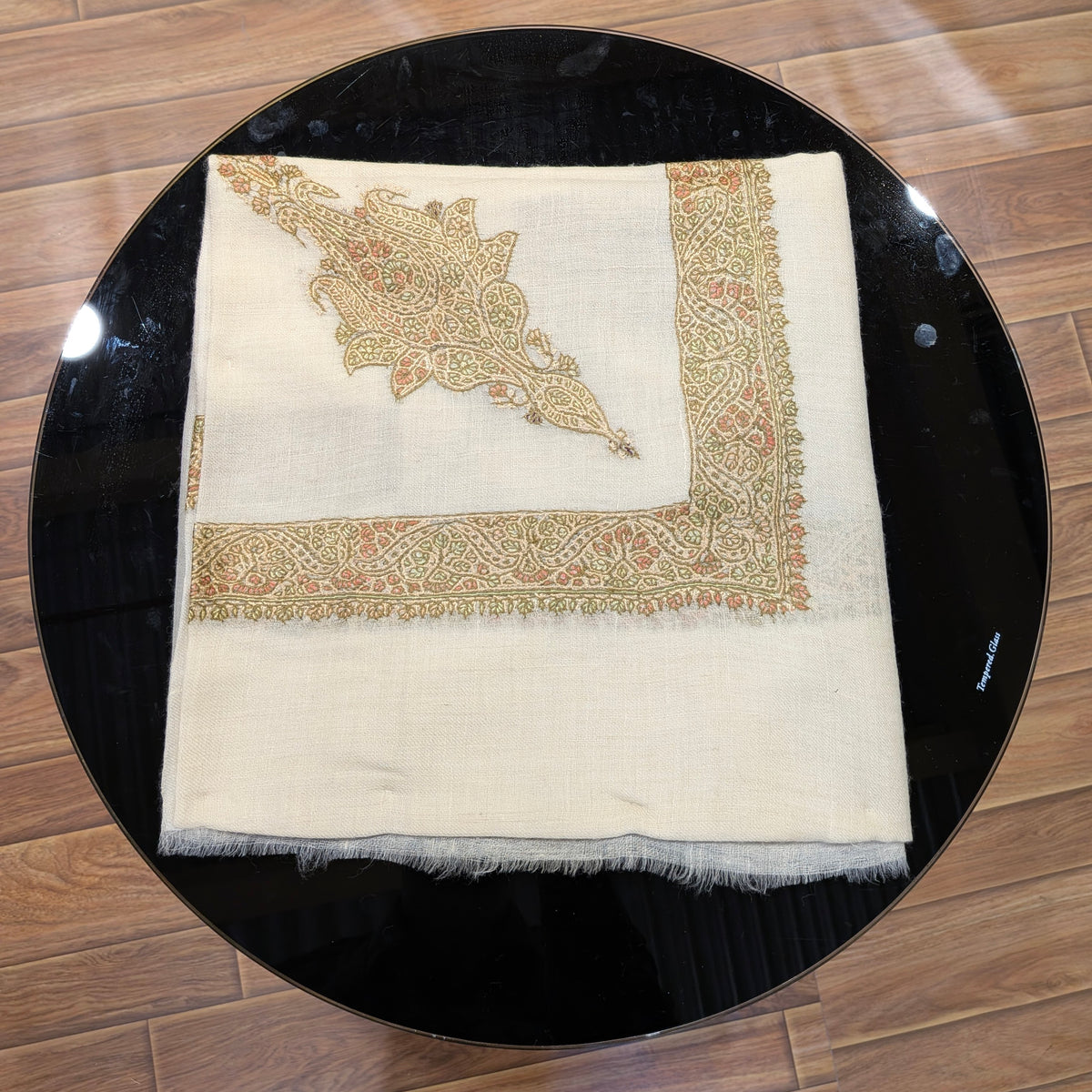 Luxury Kashmir Ghutra shawl-Hand Embroidered Men’s Headwear