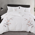 Premium Embroidered Quilt Duvet Set 6 Pcs, Super king size