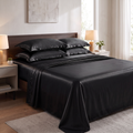 Premium plain silky Duvet Set 6 Pcs