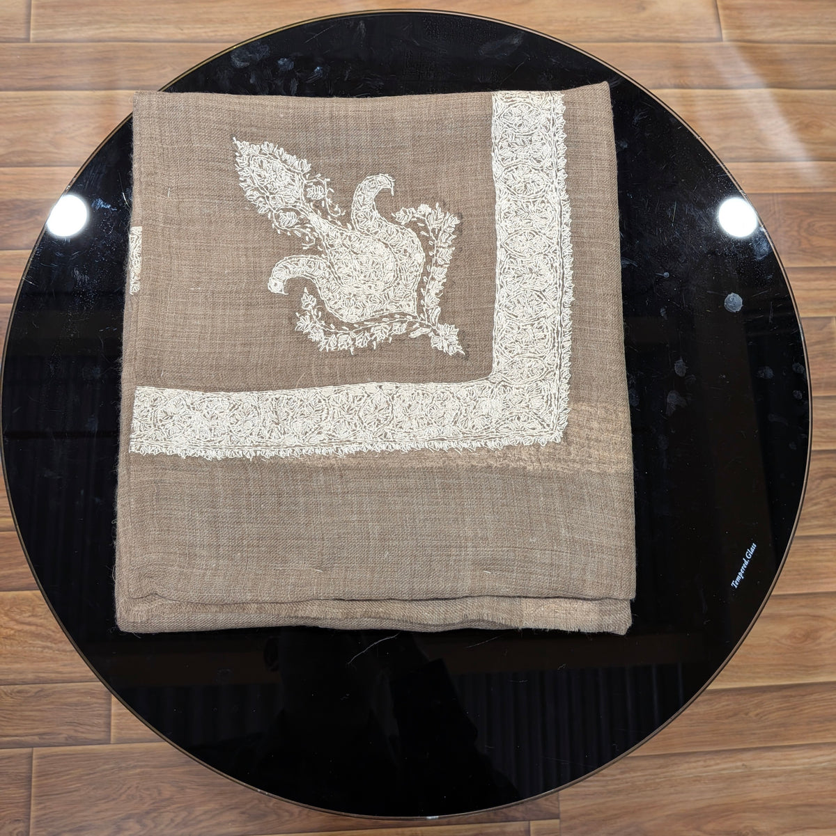 Luxury Kashmir Ghutra shawl-Hand Embroidered Men’s Headwear