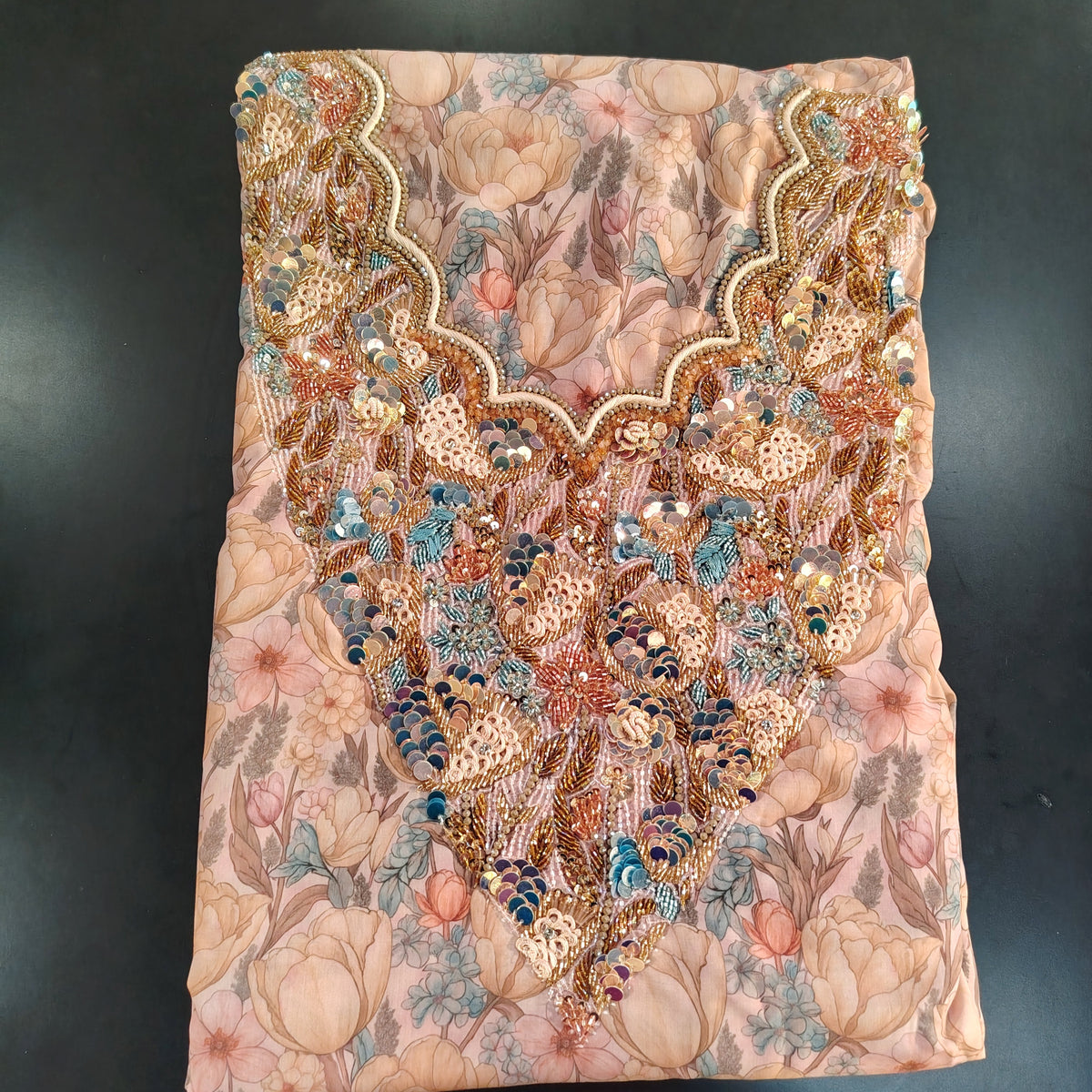Mukhawar Luxe Printed Fabric | Premium Quality Fabric