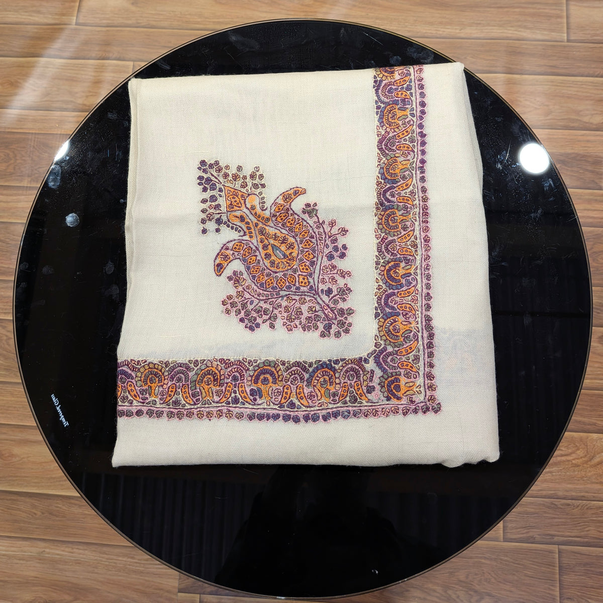 Luxury Kashmir Ghutra shawl-Hand Embroidered Men’s Headwear