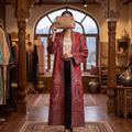 2XL-3XL Kashmiri woolen  long Jacket