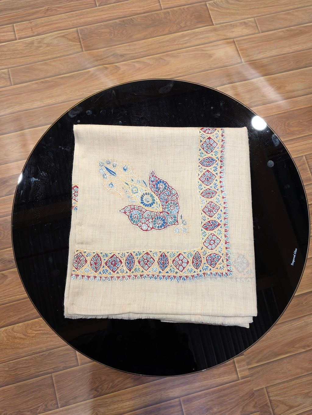 Luxury Kashmir Ghutra shawl-Hand Embroidered Men’s Headwear