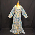 S/M Special Printed Cotton Dress 57" Long Jalabiya