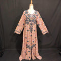 S/M Special Printed Cotton Dress 57" Long Jalabiya