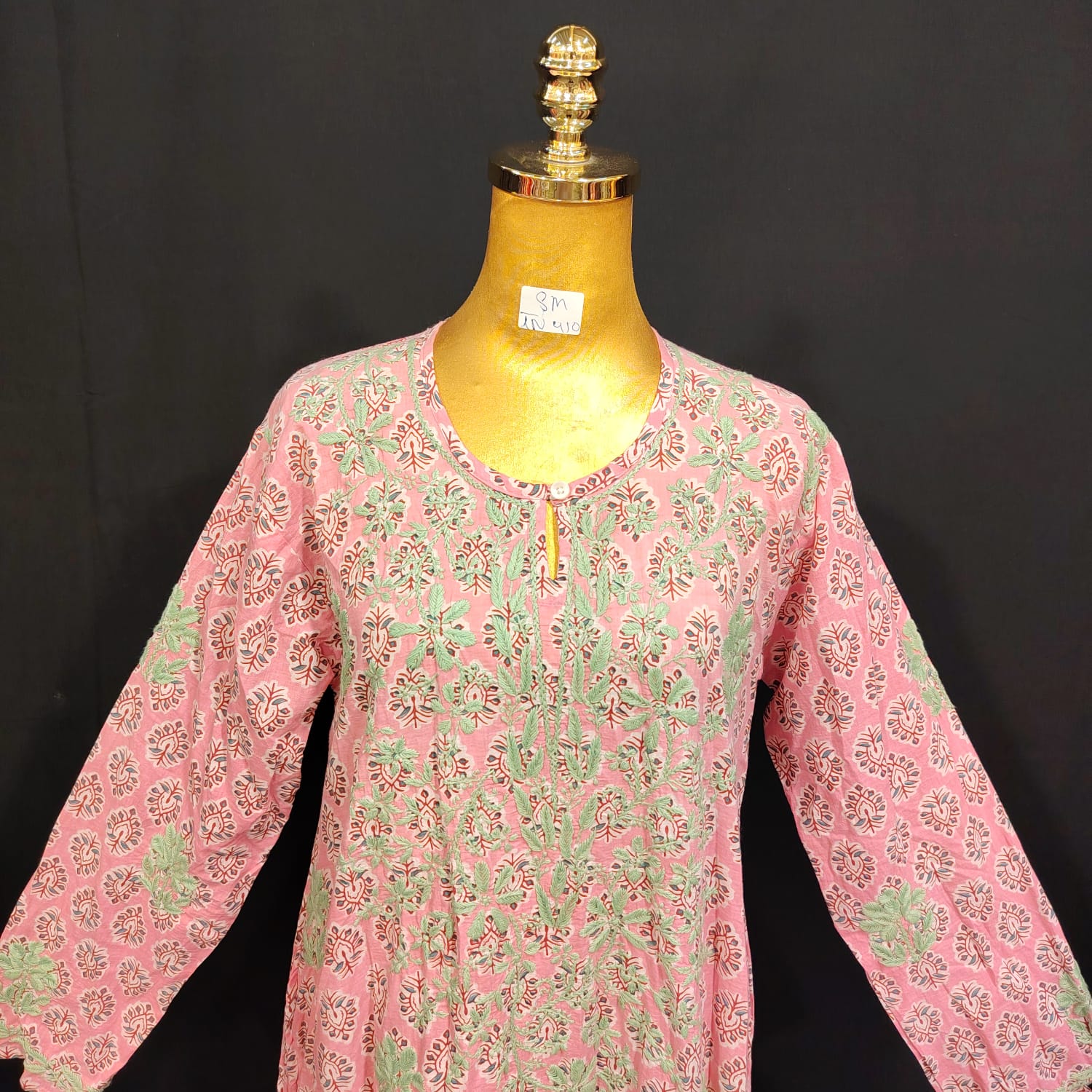 S/M Special Printed Cotton Dress 57" Long Jalabiya