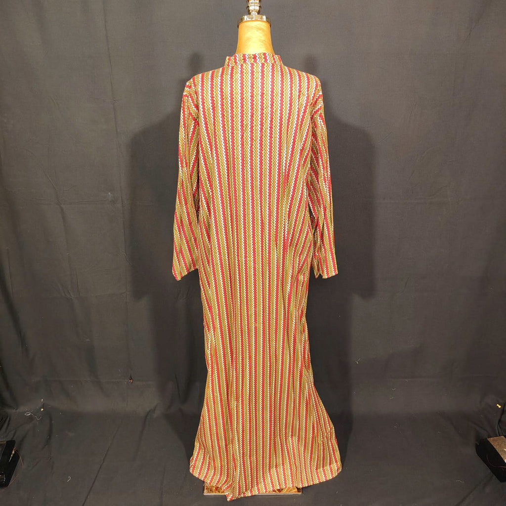 2XL-3XL Sofi Printed Cotton Dress 57" Long Jalabiya
