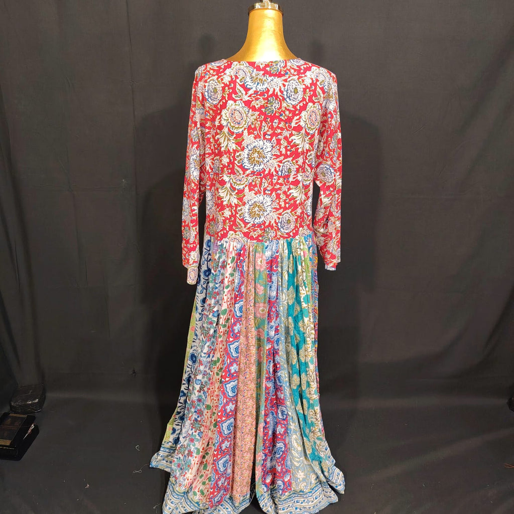 S/M Special Printed Cotton Dress 57" Long Jalabiya