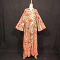 2XL-3XL Zahida Printed Cotton Dress 57" Long Jalabiya